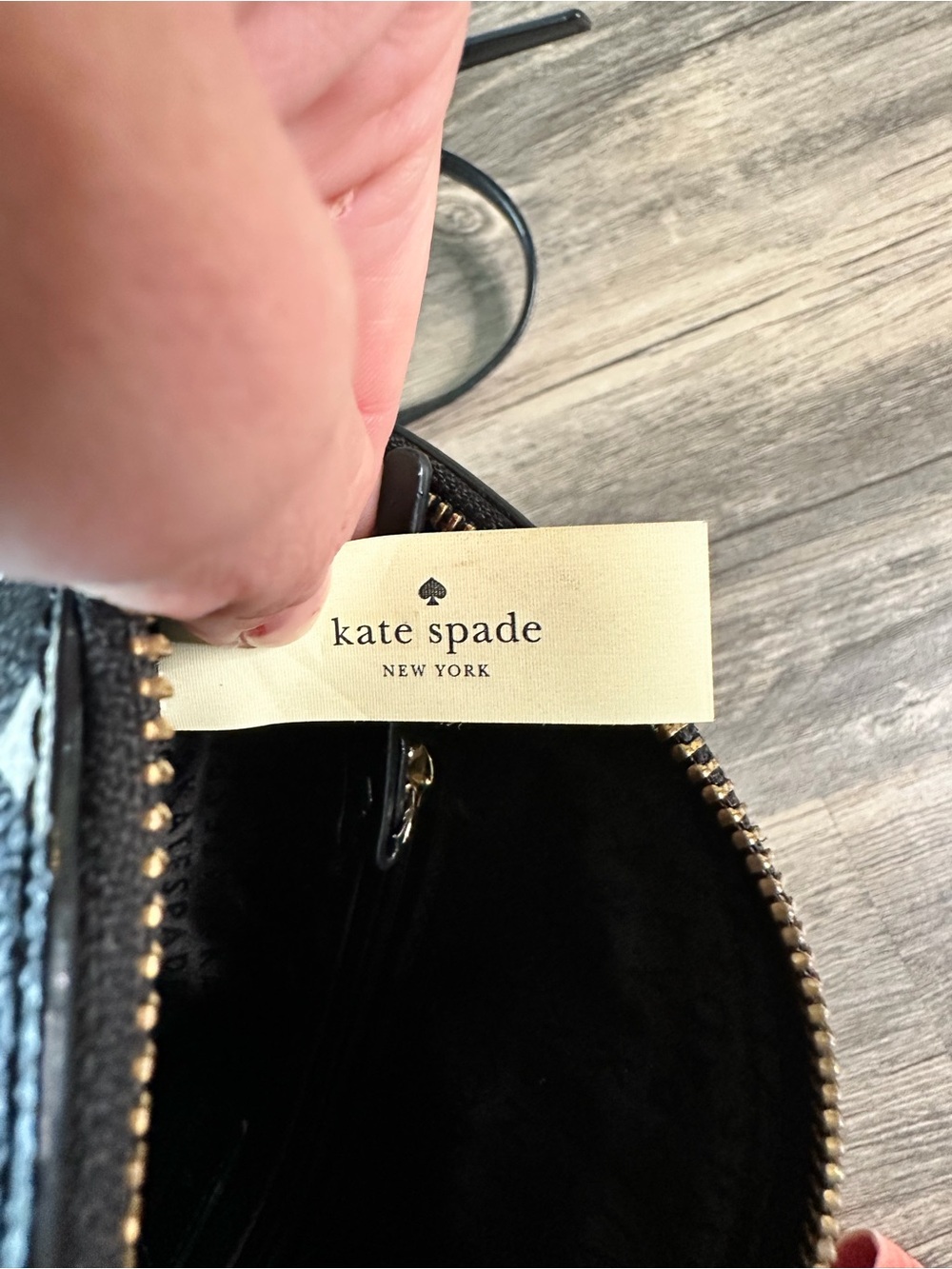Kate Spade Cedar Street Maise Black White Gingham Satchel Crossbody Bag EUC - Picture 5 of 7